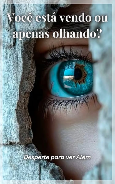 Capa do e-book Você Está Vendo ou Apenas Olhando? — guia de autoconsciência emocional