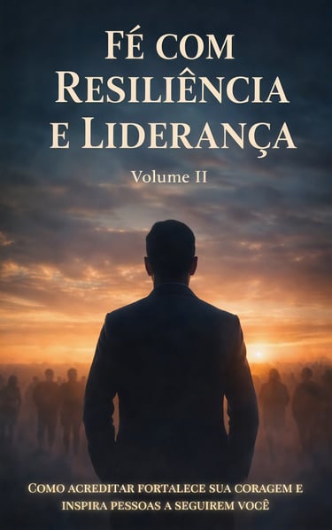 Capa do e-book Fé com Resiliência e Liderança — guia de autoconsciência emocional