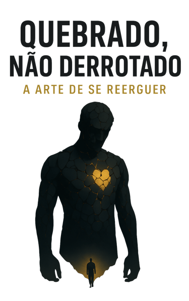 Capa do e-book Quebrado, Não Derrotado — guia de reconstrução emocional