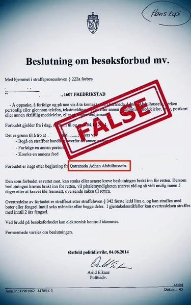 salah hassan al saadi, zainab abdulkarim, Qatranada Adnan Abdulhussein, Hege Finsveen 