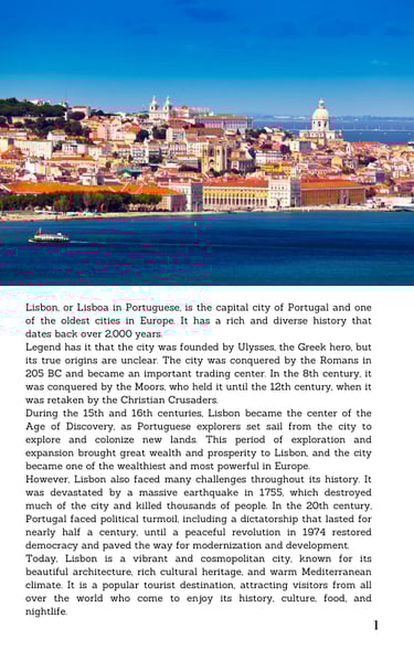 free ebook lisbon sailing tour