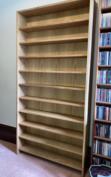CD Storage Unit - Solid oak