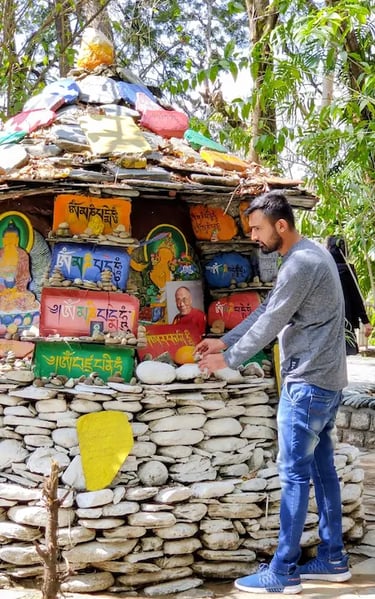 Quiet Dalai Lama tribute at Norbulingka Institute Dharamshala.
