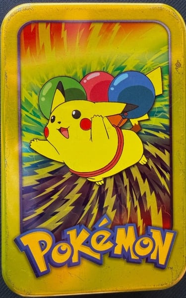 Tin Topps Pokémon series 2 us 7 boosters pikachu volant