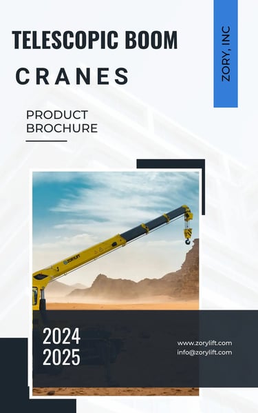 zorylift Brochure for telescopic boom crane