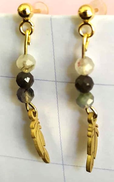 Bijoux Les Couleurs de Lo Collection plumes