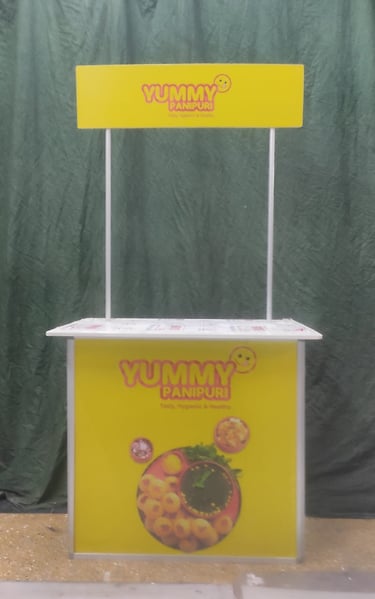 Screen Promotion Durable Aluminium section table 