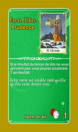 Eden le jeu de la vie carte joker la prudence