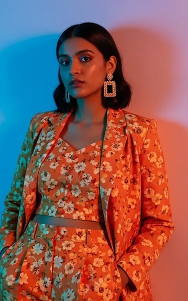 Floral print for Party formals for Women