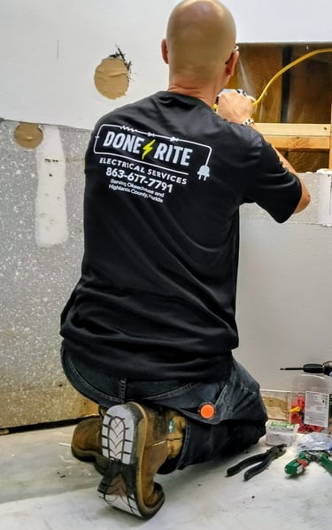 Residential electrical wiring – safe and neat install