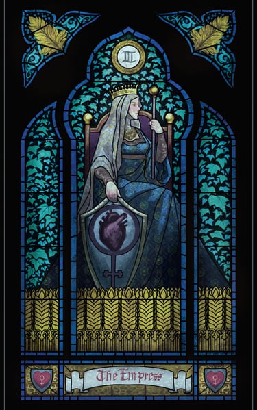Empress Tarot Card Fools Reborn David Ledesma