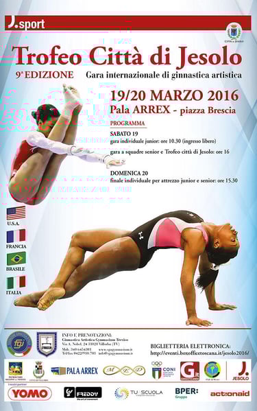 Locandina Trofeo Città di Jesolo 2016