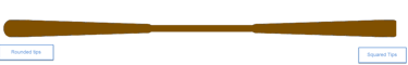Illustration of Greenland Paddle Blade Tips