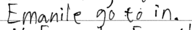 example of student writing