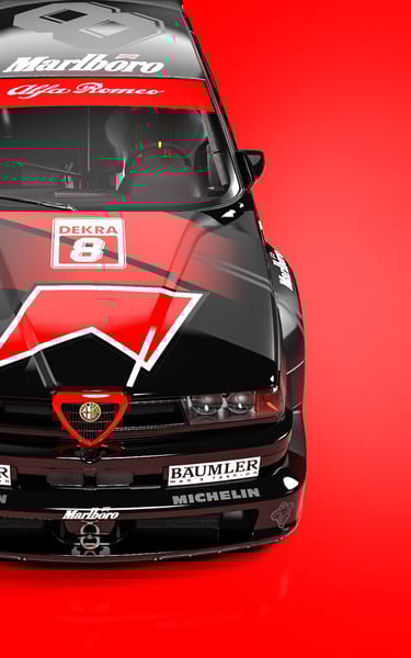 livery de Marlboro del coche DTM Alfa Romeo 