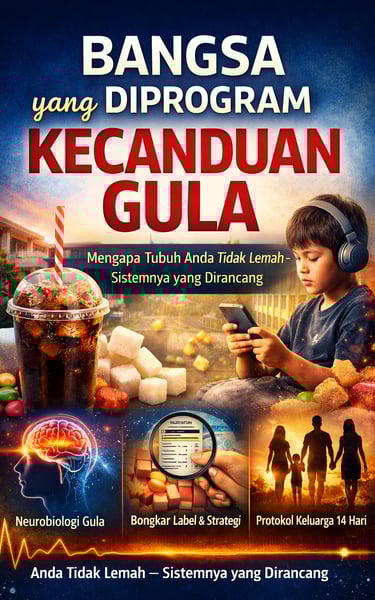 Bongkar kecanduan gula & minuman manis. Pahami insulin, inflamasi, dan protokol 14 hari untuk energi