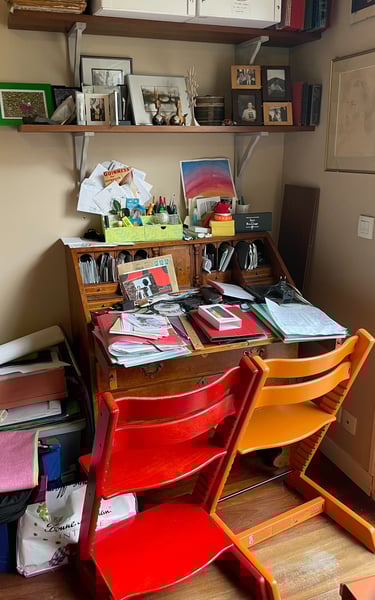 photo du bureau avant rénovation