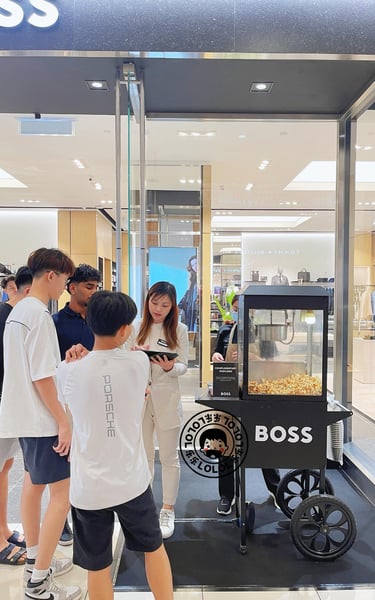 popcorn, cotton candy, waffle, ice cream services in kl penang selangor johor melaka ipoh perak
