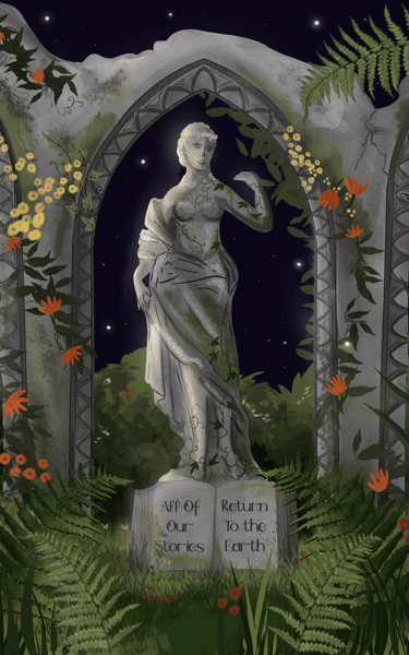 Custom hand drawn fantasy book artwork 
