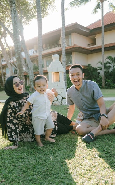 family photography session at The Westin Resort Bali Nusa Dua
