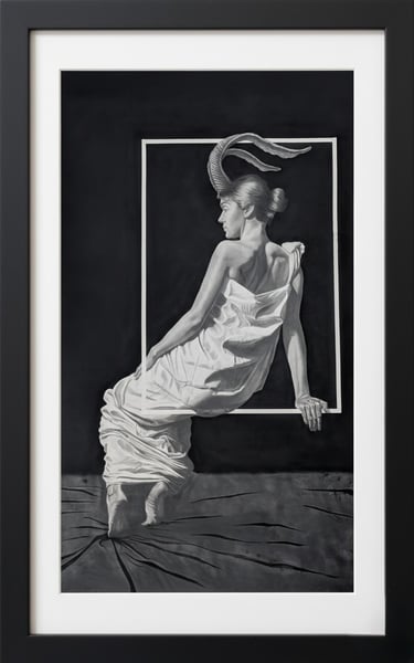 'Tairseach' pencil drawing baesd on the Irish poem by Dairena Ní Chinnéide.