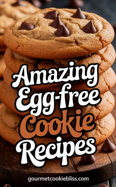 Easy eggless cookie recipes for delicious homemade treats.