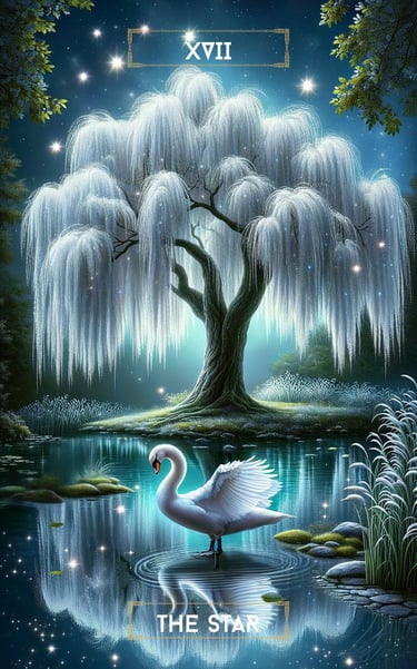 The Star Tarot Card Spiritual Forest Tarot Deck