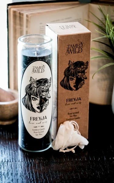 Freyja: Nordic Goddess of love & war. Rose Scented.