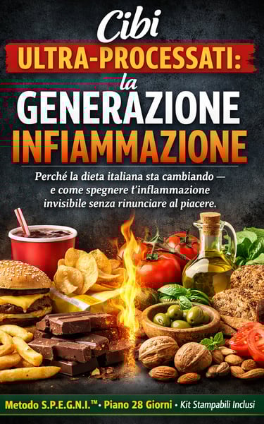 Scopri come ridurre l’infiammazione silenziosa causata dai cibi ultra-processati con un metodo prati