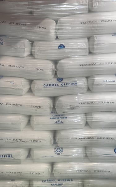 material plástico de polipropileno