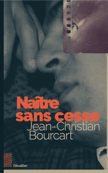 couverture du livre Naître sans cesse, par Jean-Christian Bourcart, des éditions l'écailler