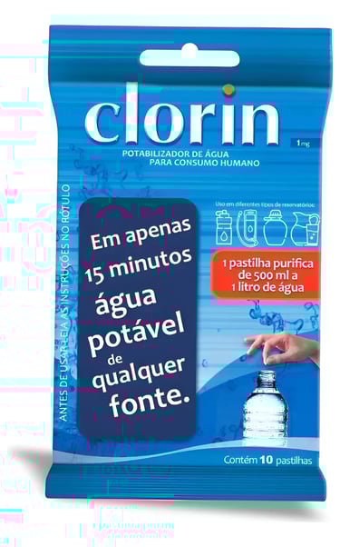 Pastilhas Purificadoras De Água Clorin
