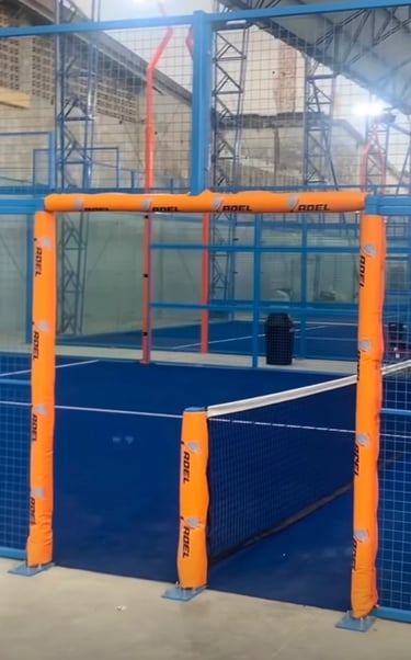 Protectores para ingresos y postes tipo World Padel Tour