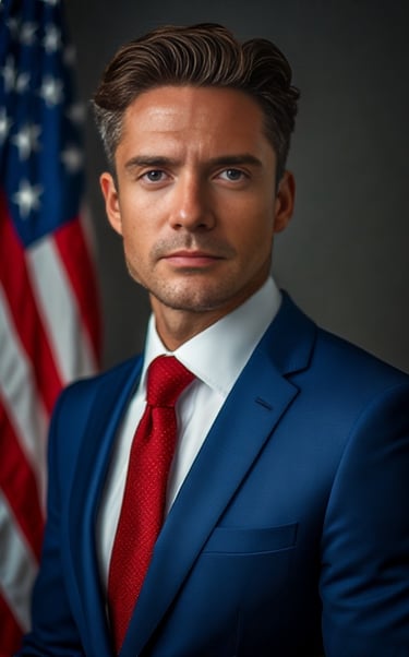 President Thomas Mosher; Official Portrait, 2029