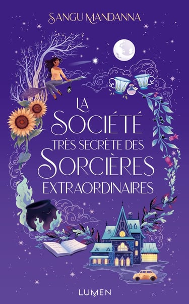 Première de couverture du roman La société très secrète des sorcières extraordinaires