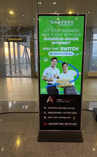 alt="airport advertising in the Philippines"