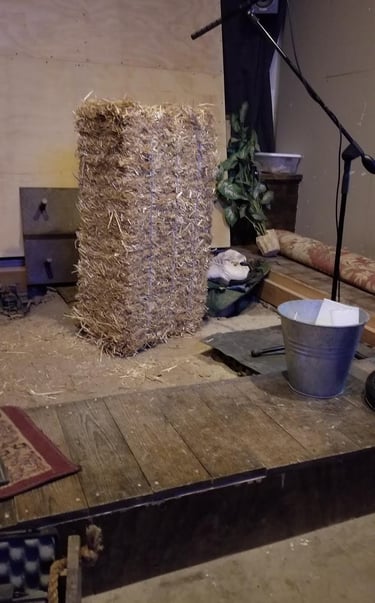 Foley FX what western would not be complete without hay