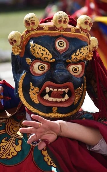 A-Masked-Dancer-at-Paro-Masked-Dance-Tshechu-festival