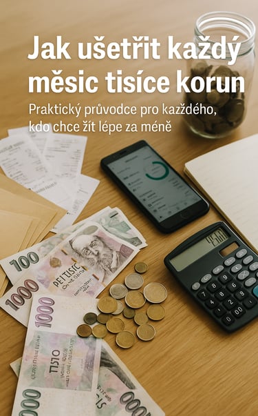 všechny nástroje, triky a návody , které potřebujete, aby se vám každý měsíc ušetřilo tisíce korun –
