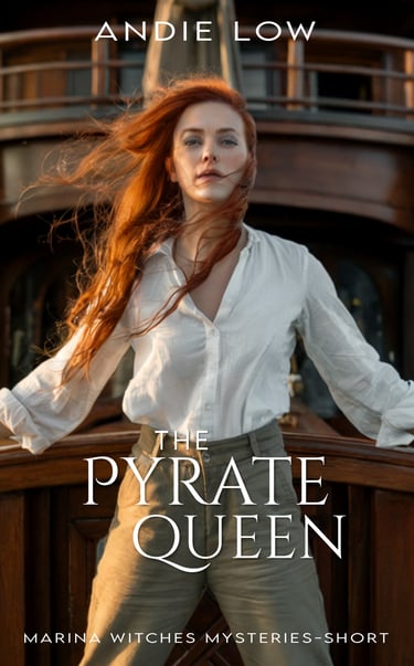 Cover of the Pirate Queen, a Marina Witches Mysteries Short