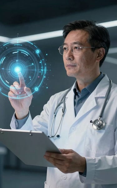 blue and white striped round textile