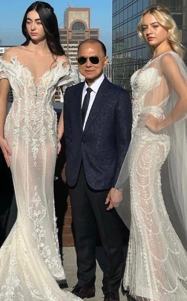 fashion week hair and makeup featuring Jimmy Choo bridal