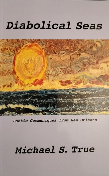 book cover "Diabolical Seas" - poetry