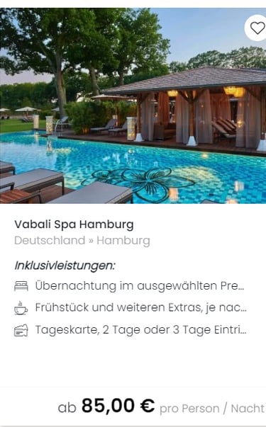 Travelcircus Deal Vabali SPA Hamburg 