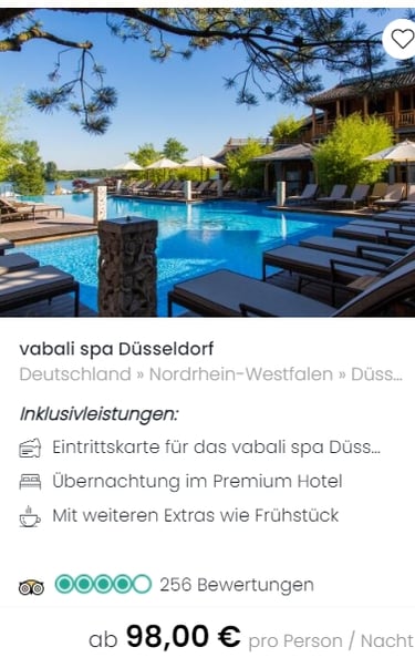 Travelcircus Deal Vabali SPA Düsseldorf