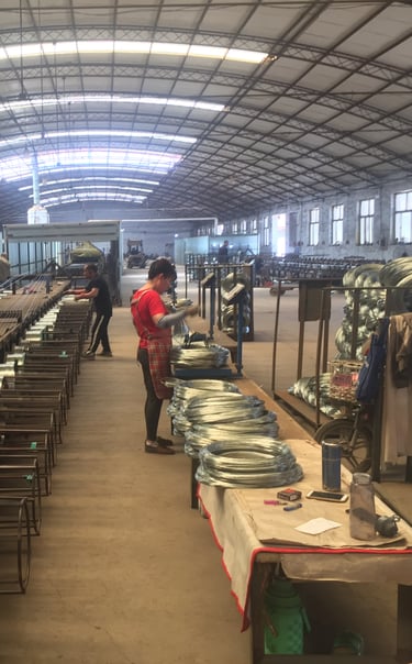 Cattle fence wire material warehouse