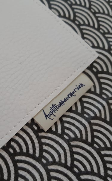 étiquette de sac à main fait main