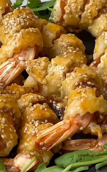 eashy shrimps cooking