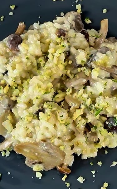 Come fare il risotto ai funghi per pranzo