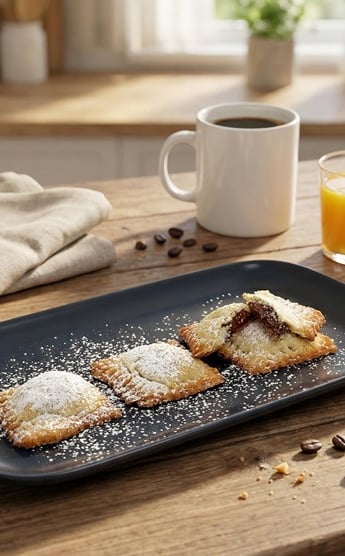 Puff pastry Gluten free cookies with chocolate cream recipe